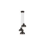 Lampa wisząca Owen E27 3x60W czarny matowy