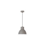 Lampa wisząca Derek E-27 60W szary