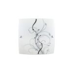 Plafon Elina E27 1x60W 300 mm czarno-biały