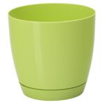 Doniczka TOSCANA 15 cm okrągła zielony jasny