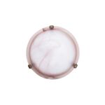 Plafoniera Alabastro D30 E27 1x60W tabaka brąz