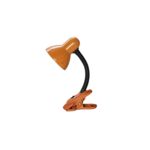 Lampka Dennis na klipsie E27/40W pomarańczowa