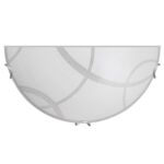 Półplafon Hallie E27 1x60W 300 mm chrom