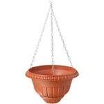 Doniczka ROMA wisząca 3 terrakota