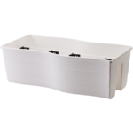 Donica balustradowa FALA 60 cm biała