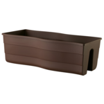 Donica balustradowa FALA 60 cm brąz