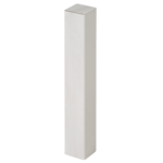 Narożnik uniwersalny MDF Biały 18 x 18 x 122 mm 2 szt. FnProfile