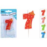 Świeczka urodzinowa Cyferka 7 Broadway