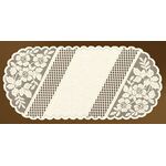 Bieżnik żakardowy owalny 110 x 50 cm
