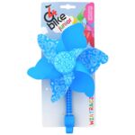 Wiatraczek rowerowy dziecięcy niebiesko-biały 4Bike junior