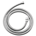 Wąż natryskowy stalowy o pojedynczym splocie 150 cm chrom Invena 