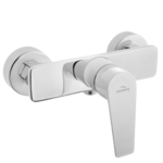 Bateria natryskowa Dokos biała/chrom Invena 