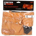 Pas monterski 10 kieszeni FASTER TOOLS