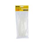 Opaska zaciskowa 4.8 x 200 mm biała nylon 100 szt. Drel