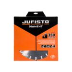Tarcza diamentowa do asfaltu i świeżego betonu 350 x 3,2 x 10 x 25,4 / 20,0 mm Jufisto