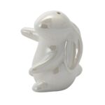 Ceramiczna solniczka/pieprzniczka zając biały