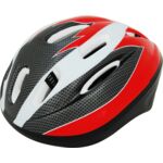 Kask rowerowy czerwony carbon (rozmiar L) 4bike