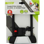 Zabezpieczenie rowerowe U-LOCK z uchwytem 20cm/12mm 4bike