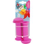 Chwyt rowerowy kierownicy dziecięcy różowy 4bike junior