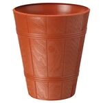 Osłonka PALMÓWKA drewnopodobna 2 terrakota