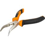 Szczypce wydłużone wygięte 160 mm Jufisto