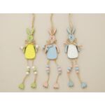 Zawieszka drewniana zając 18 cm