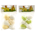 Jajko zawieszka plastik 6 sztuk