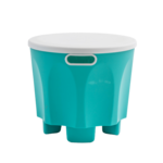 Taborecik/kosz z pokrywą