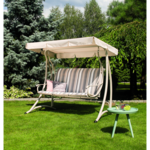 Huśtawka kremowa pasy