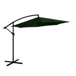 Parasol boczny 300 stal/poliester zielony