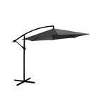 Parasol boczny 300 cm stal grafitowy