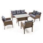 Zestaw Trevi beżowo-szary