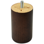 Noga meblowa drewniana 100/55 mm walec wenge