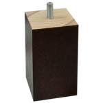 Noga meblowa drewniana 100/55/55 mm kwadrat wenge