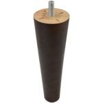 Noga meblowa drewniana 150/50-25 mm stożek wenge