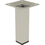 Noga meblowa kwadratowa 10 cm biała