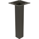 Noga meblowa kwadratowa 15 cm czarna