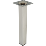 Noga meblowa kwadratowa 20 cm chrom