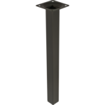 Noga meblowa kwadratowa 30 cm czarna