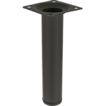 Noga meblowa okrągła 15 cm czarna