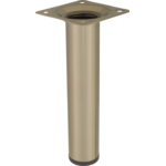Noga meblowa okrągła 15 cm inox