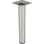 Noga meblowa okrągła 20 cm chrom