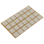 Podkładki filcowe samoprzylepne białe 20 x 20 28 szt.