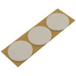 Podkładki filcowe samoprzylepne białe Ø50 3 szt.