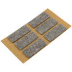 Podkładki filcowe samoprzylepne szare 25 x 60 6 szt.