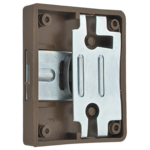 Zamek meblowy SAZ 30 tworzywo brąz + zaczep