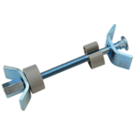 Złącze śrubowe do blatu L-100 mm ocynk 2 szt. + zawieszka