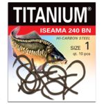 Haczyki TITANIUM ISEAMA 10 szt. rozmiar 1