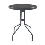 Stolik Bistro 60 czarny blat