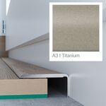 Profil podłogowy CS25 zakończeniowy tytan 1,2 m Arbiton